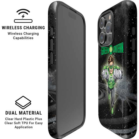 DC Comics Green Lantern Flying Action Pose iPhone 16 Pro Magsafe Impact Case