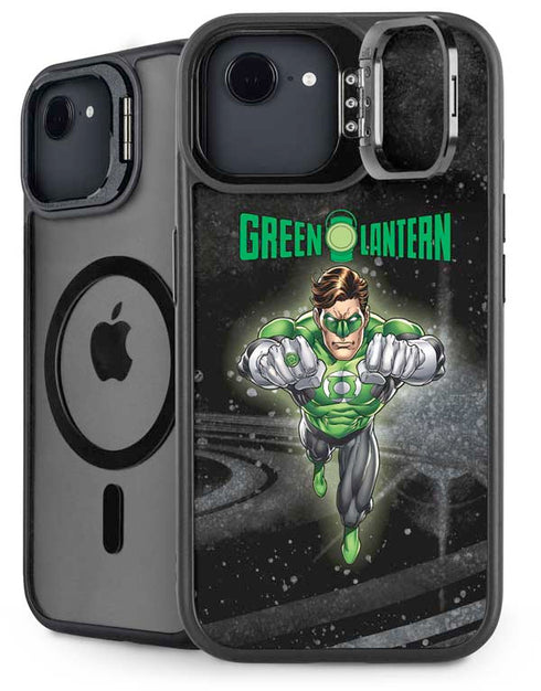 DC Comics Green Lantern Flying Action Pose iPhone 16e Kickstand Case