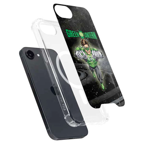 DC Comics Green Lantern Flying Action Pose iPhone 16e MagSafe Case
