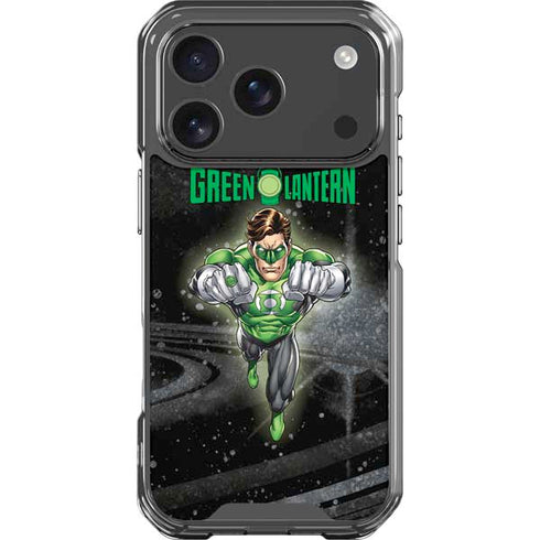 DC Comics Green Lantern Flying Action Pose iPhone 18 Pro Clear Case