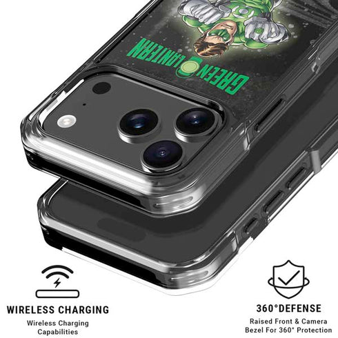 DC Comics Green Lantern Flying Action Pose iPhone 18 Pro Clear Case