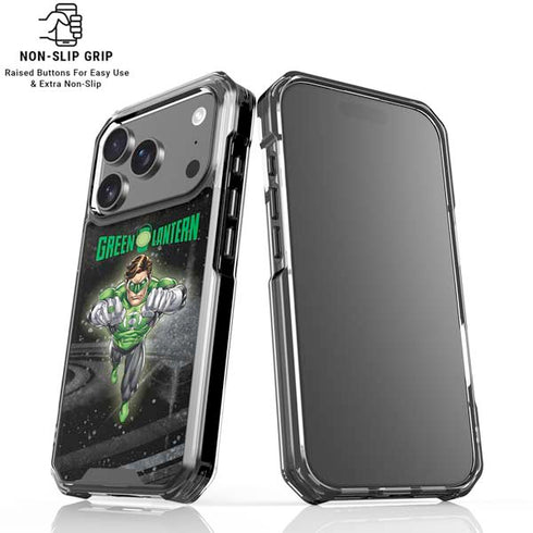 DC Comics Green Lantern Flying Action Pose iPhone 18 Pro Clear Case