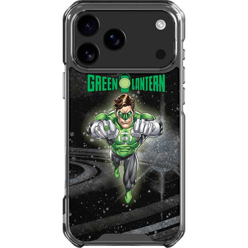 DC Comics Green Lantern Flying Action Pose iPhone 18 Pro Max Clear Case
