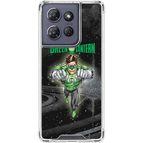 DC Comics Green Lantern Flying Action Pose Moto G 5G (2025) Clear Case