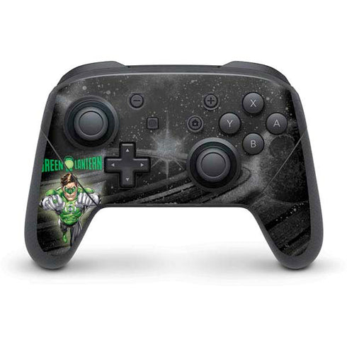 DC Comics Green Lantern Flying Action Pose Nintendo Switch Pro Controller Skin
