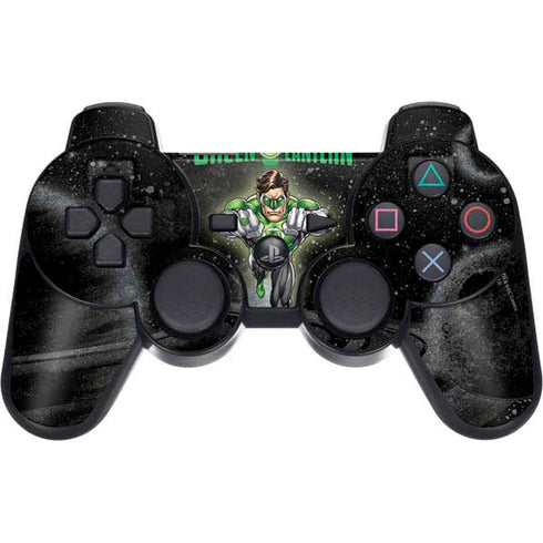 DC Comics Green Lantern Flying Action Pose PS3 Dual Shock wireless controller Skin