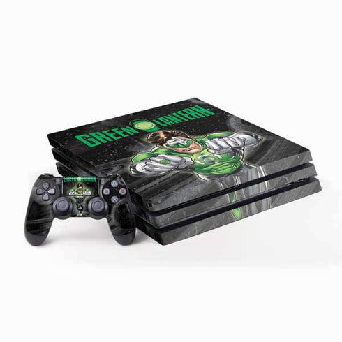 DC Comics Green Lantern Flying Action Pose PS4 Pro Bundle Skin