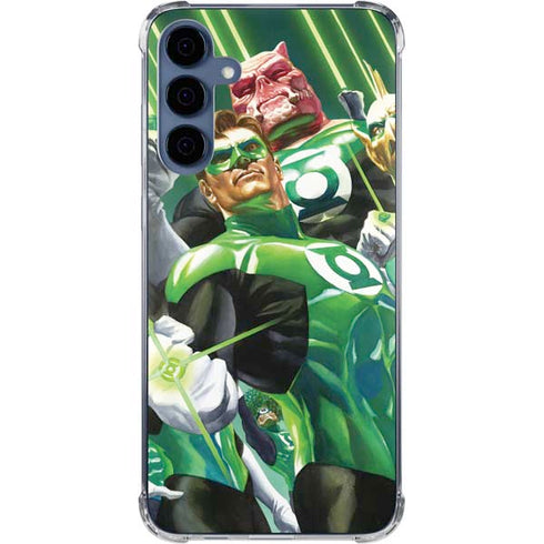 DC Comics Green Lantern Corps Team Art by Alex Ross Galaxy A55 5G Clear Case