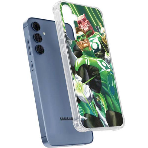 DC Comics Green Lantern Corps Team Art by Alex Ross Galaxy A55 5G Clear Case