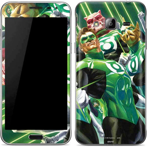 DC Comics Green Lantern Corps Team Art by Alex Ross Galaxy J3 Skin