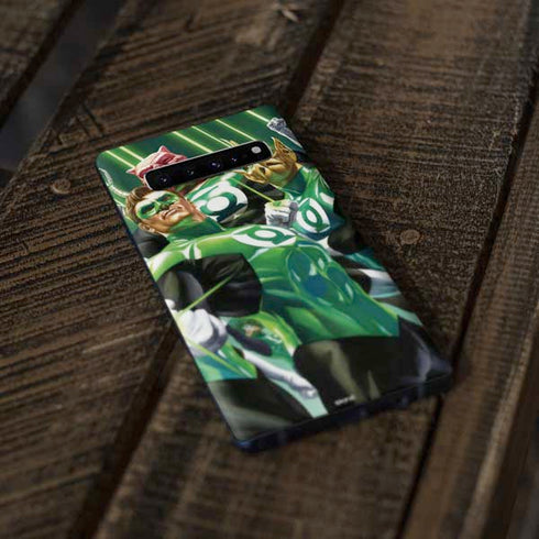 DC Comics Green Lantern Corps Team Art by Alex Ross Galaxy S10 Plus Skin