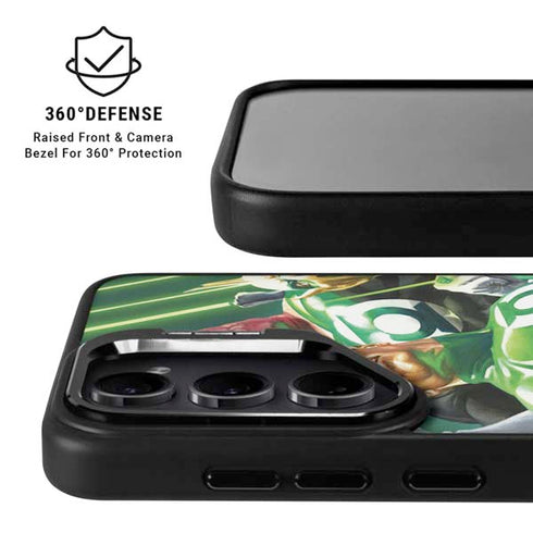 DC Comics Green Lantern Corps Team Art by Alex Ross Galaxy S25 Plus Kickstand Case