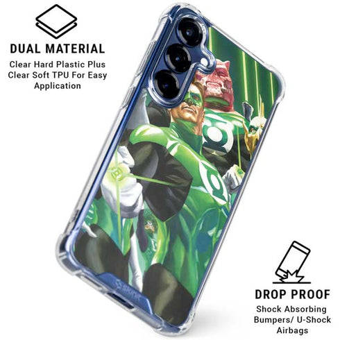 DC Comics Green Lantern Corps Team Art by Alex Ross Galaxy S25 Clear Case