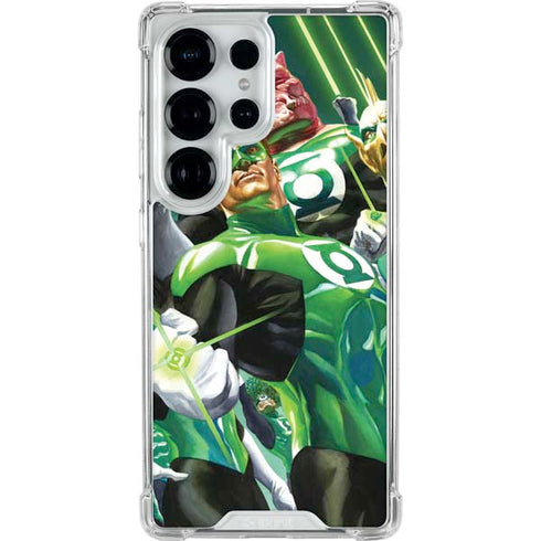 DC Comics Green Lantern Corps Team Art by Alex Ross Galaxy S25 Ultra Clear Case