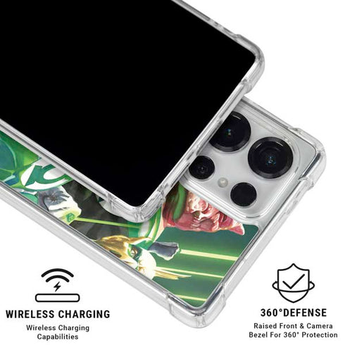 DC Comics Green Lantern Corps Team Art by Alex Ross Galaxy S25 Ultra Clear Case