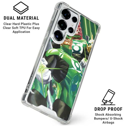 DC Comics Green Lantern Corps Team Art by Alex Ross Galaxy S25 Ultra Clear Case