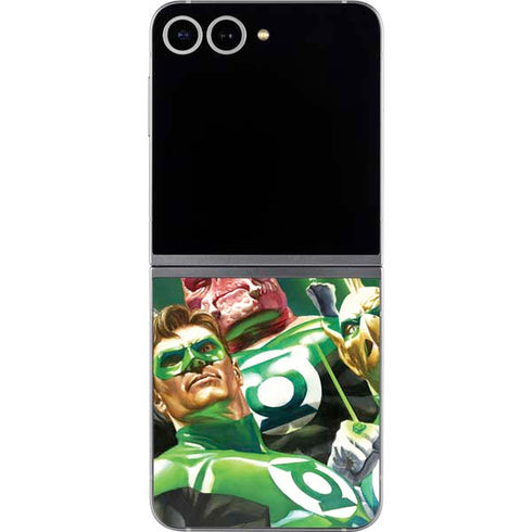 DC Comics Green Lantern Corps Team Art by Alex Ross Galaxy Z Flip6 Skin