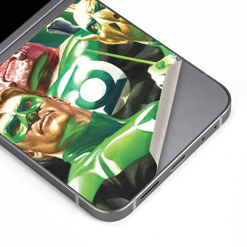 DC Comics Green Lantern Corps Team Art by Alex Ross Galaxy Z Flip6 Skin
