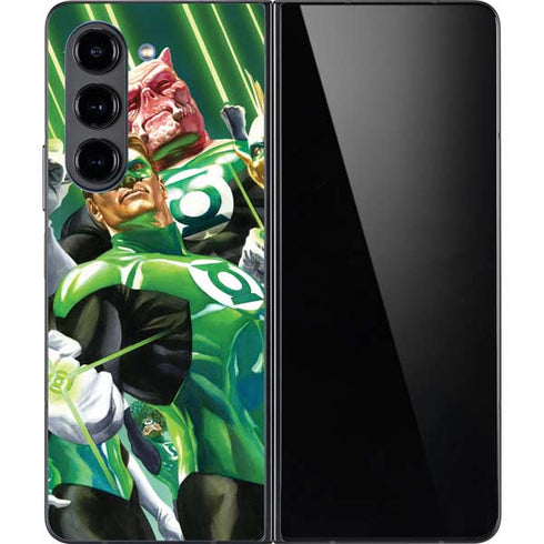 DC Comics Green Lantern Corps Team Art by Alex Ross Galaxy Z Fold5 5G Skin