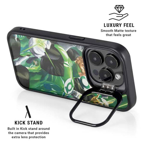 DC Comics Green Lantern Corps Team Art by Alex Ross iPhone 14 Pro Kickstand Case