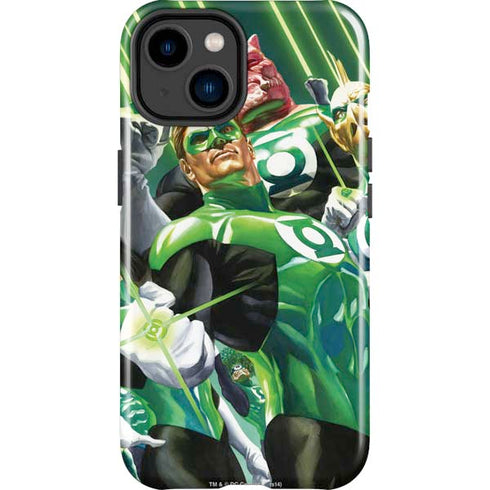 DC Comics Green Lantern Corps Team Art by Alex Ross iPhone 15 Impact Case