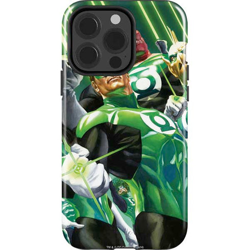 DC Comics Green Lantern Corps Team Art by Alex Ross iPhone 15 Pro Impact Case