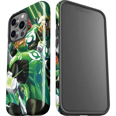 DC Comics Green Lantern Corps Team Art by Alex Ross iPhone 15 Pro Impact Case