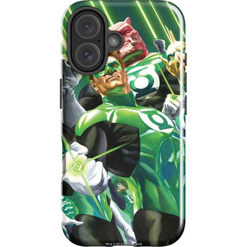 DC Comics Green Lantern Corps Team Art by Alex Ross iPhone 16 Impact Case
