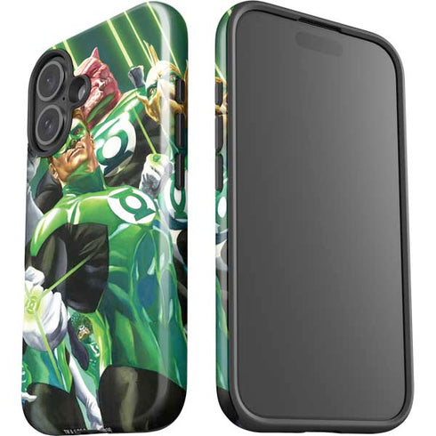 DC Comics Green Lantern Corps Team Art by Alex Ross iPhone 16 Impact Case