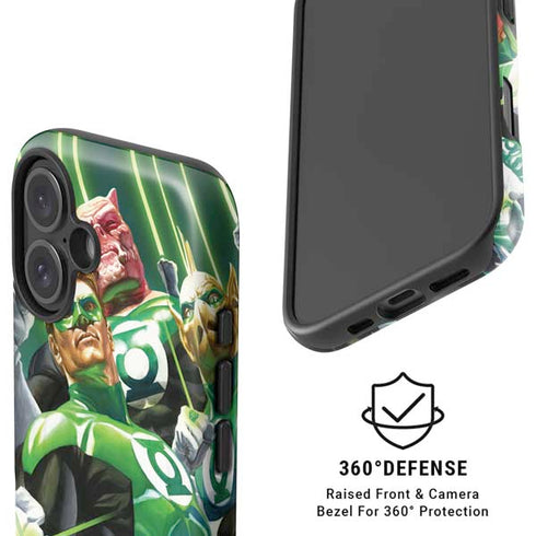 DC Comics Green Lantern Corps Team Art by Alex Ross iPhone 16 Magsafe Impact Case