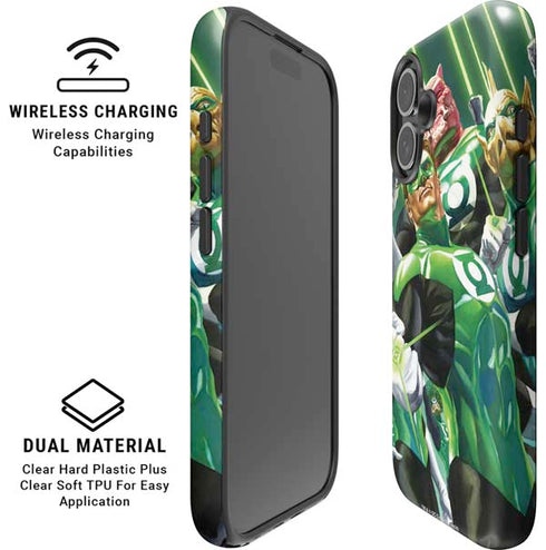 DC Comics Green Lantern Corps Team Art by Alex Ross iPhone 16 Magsafe Impact Case