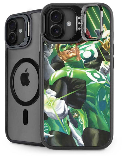 DC Comics Green Lantern Corps Team Art by Alex Ross iPhone 16 Plus Kickstand Case