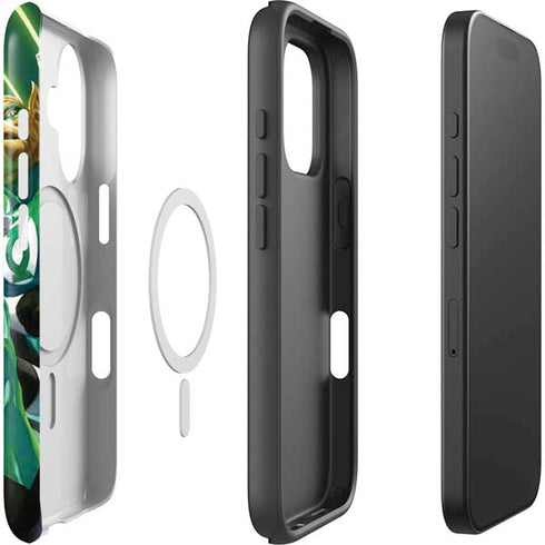 DC Comics Green Lantern Corps Team Art by Alex Ross iPhone 16 Plus Magsafe Impact Case
