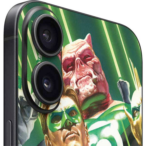DC Comics Green Lantern Corps Team Art by Alex Ross iPhone 16 Plus Skin