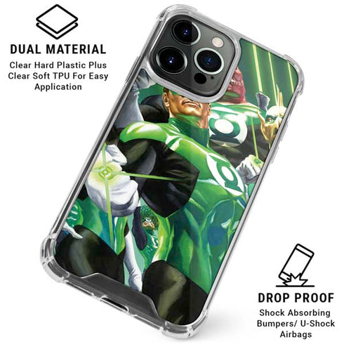DC Comics Green Lantern Corps Team Art by Alex Ross iPhone 16 Pro Clear Case