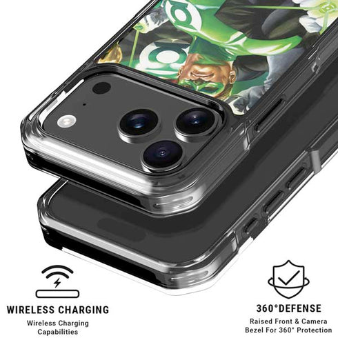 DC Comics Green Lantern Corps Team Art by Alex Ross iPhone 18 Pro Clear Case