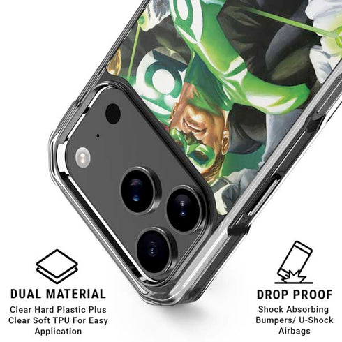 DC Comics Green Lantern Corps Team Art by Alex Ross iPhone 18 Pro Clear Case