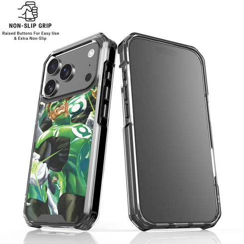 DC Comics Green Lantern Corps Team Art by Alex Ross iPhone 18 Pro Clear Case