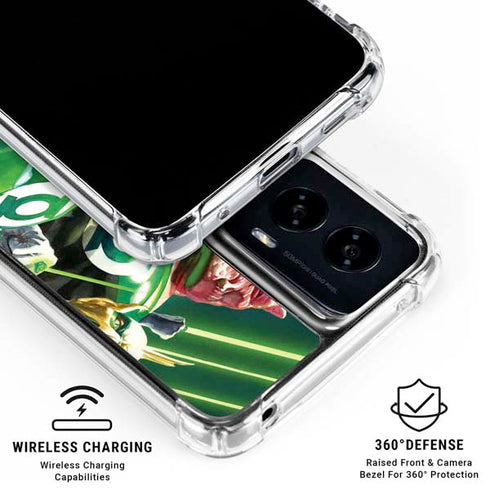 DC Comics Green Lantern Corps Team Art by Alex Ross Moto G Power 5G (2024) Clear Case