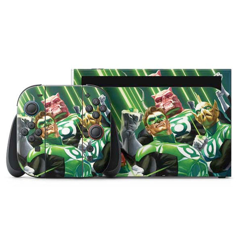 DC Comics Green Lantern Corps Team Art by Alex Ross Nintendo Skins