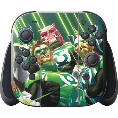 DC Comics Green Lantern Corps Team Art by Alex Ross Nintendo Switch 2 (2025) with Joy-Con Skin