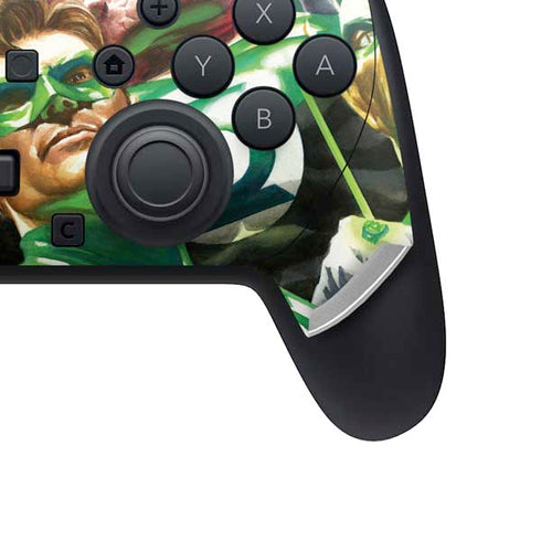 DC Comics Green Lantern Corps Team Art by Alex Ross Nintendo Switch 2 (2025) Pro Controller Skin
