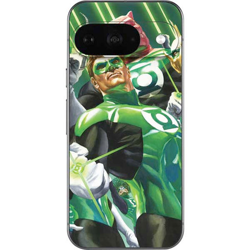 DC Comics Green Lantern Corps Team Art by Alex Ross Google Pixel 9 Skin
