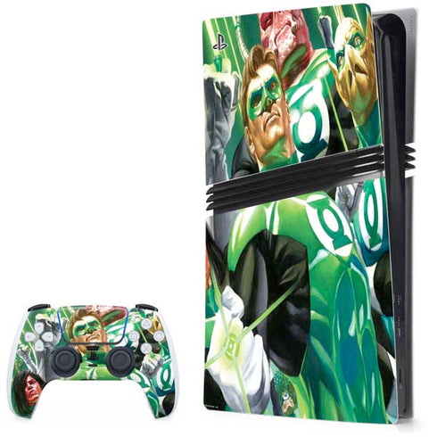 DC Comics Green Lantern Corps Team Art by Alex Ross PlayStation PS5 Skins