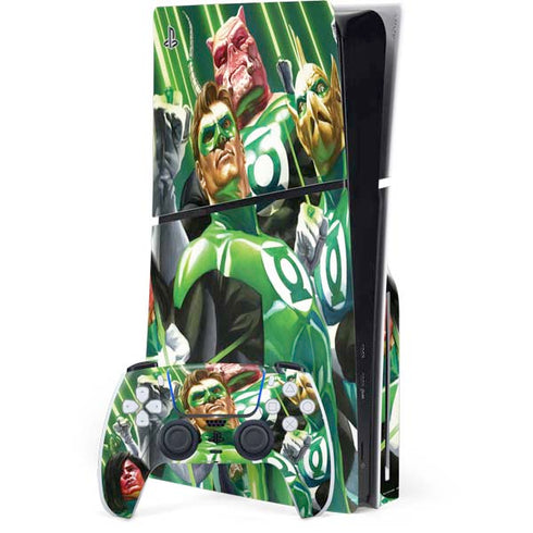DC Comics Green Lantern Corps Team Art by Alex Ross PlayStation PS5 Skins