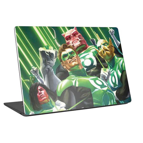 DC Comics Green Lantern Corps Team Art by Alex Ross Laptop Skins