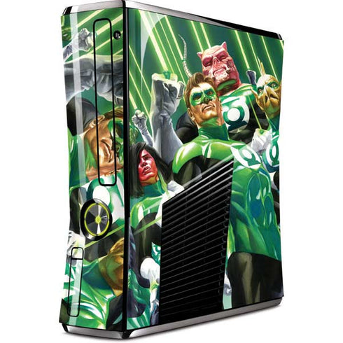 DC Comics Green Lantern Corps Team Art by Alex Ross Xbox 360 Slim (2010) Skin