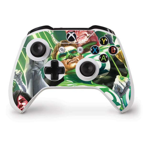 DC Comics Green Lantern Corps Team Art by Alex Ross Xbox One S Controller Skin