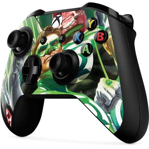 DC Comics Green Lantern Corps Team Art by Alex Ross Xbox One X Controller Skin
