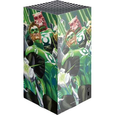DC Comics Green Lantern Corps Team Art by Alex Ross XBox Series X Digital Edition Console Skin
